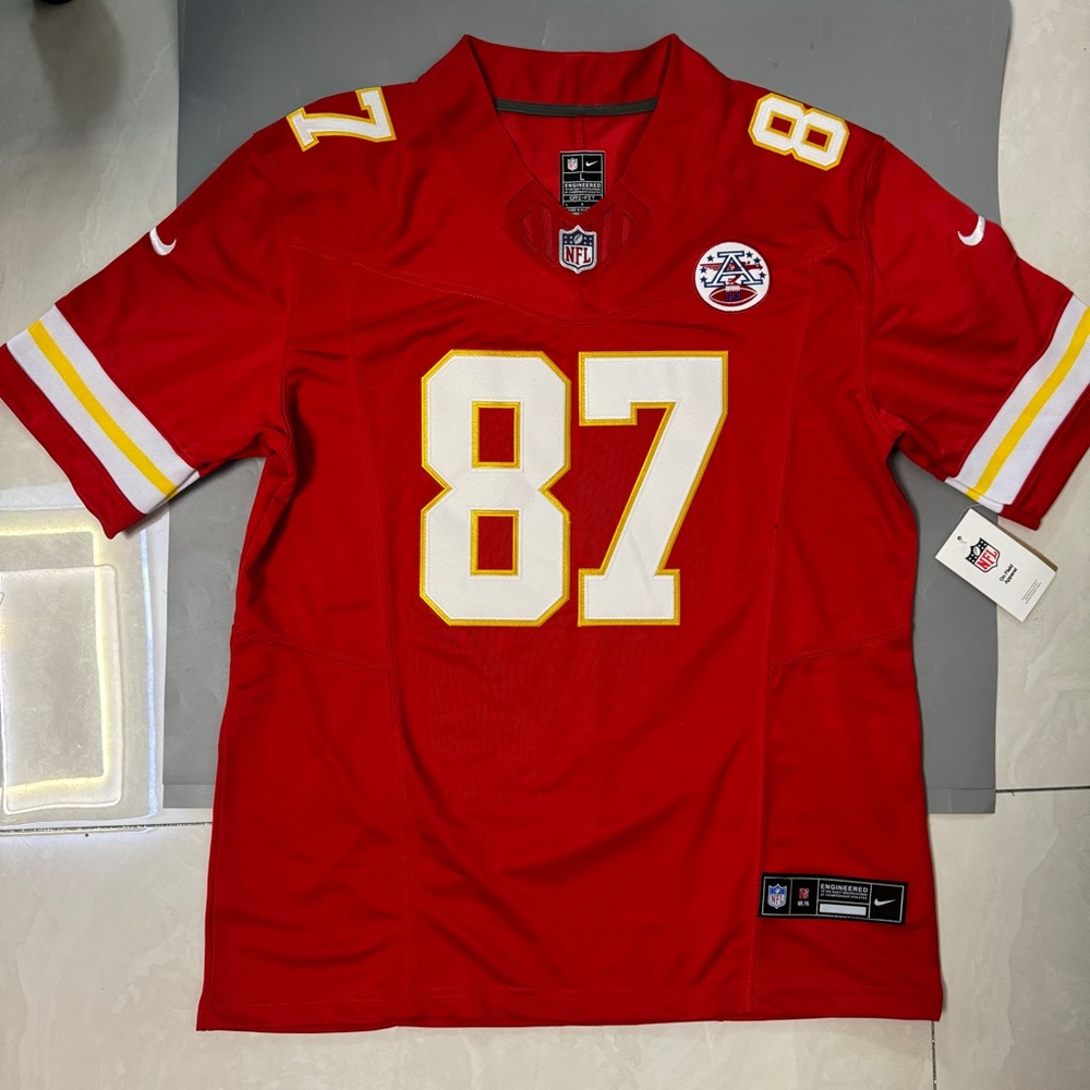 Kansas City Chiefs Travis Kelce Player #87 Jersey Red